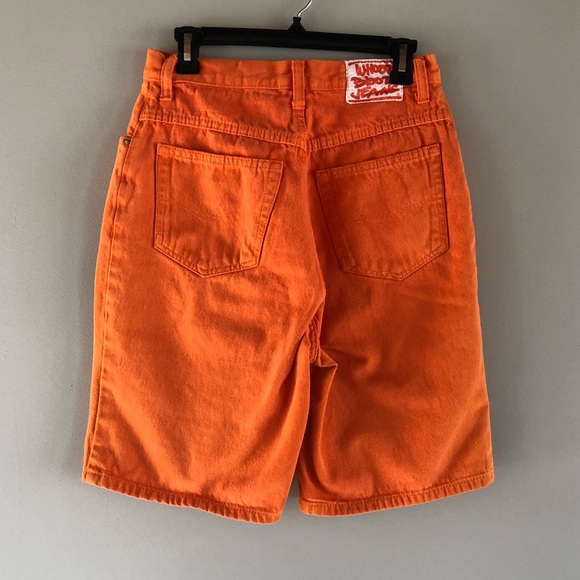 Pants - 🎃 Whooz blooz Jeans orange ombré vintage shorts